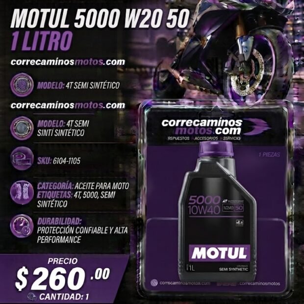 MOTUL 5000 W20 50